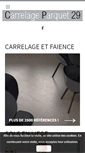 Mobile Screenshot of carrelage-parquet-29.fr